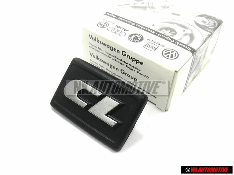 VW Originale CL Lato Logo Emblema Scritta Argento Spazzolato - 191853688P GX2