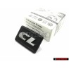 VW Originale CL Lato Logo Emblema Scritta Argento Spazzolato - 191853688P GX2