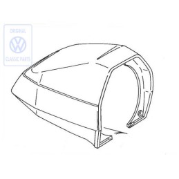 VW Originale Copertura Per Tachigrafo Nero Satinato - 251957083 01C