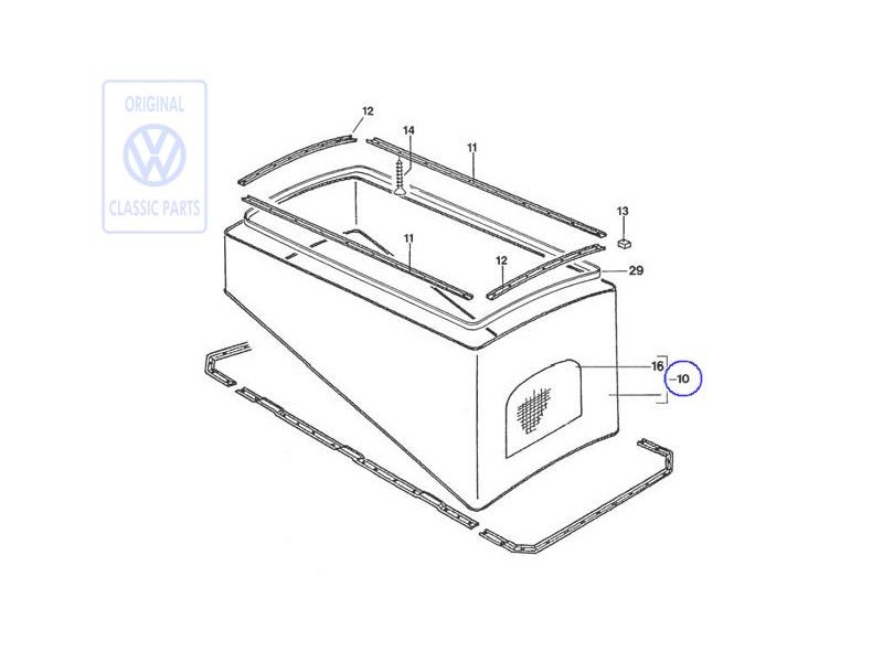 VW Originale Soffietto - 255070733A