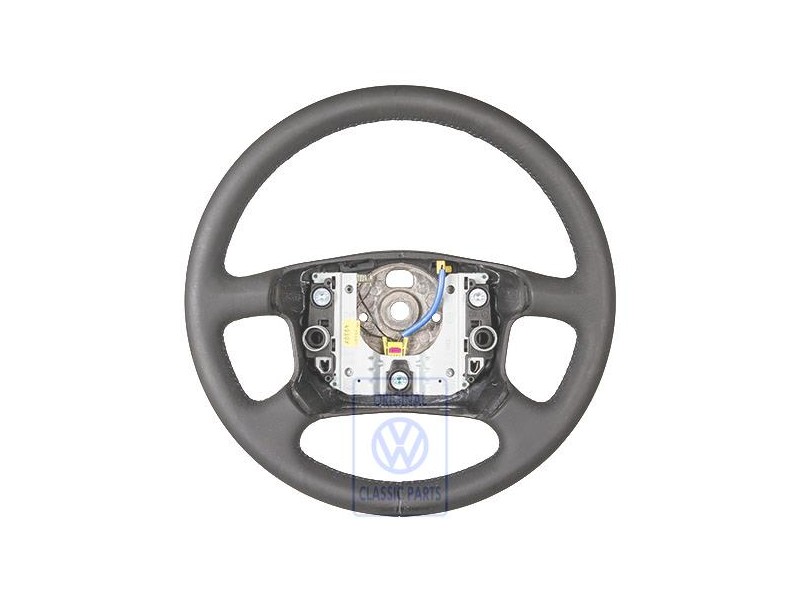 VW Originale Volante Pelle Nero/Blu - 7D0419091AAPEQ