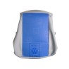 VW Originale Rivestimento Sedile Tessuto Grigio Flanella/Blu - 7D0883405AAPAH