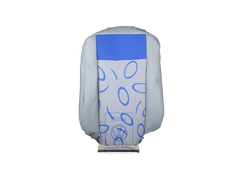 VW Originale Rivestim. Schienale Stoffa Grigio Flanella/Blu - 7D0883455ATHQU