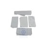 VW Originale 1 Serie Di Tendine Grigio Flanella - 703898751A 2MP