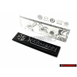 VW Originale KARMANN Lato Logo Emblema Simbolo Cromo - 155853901