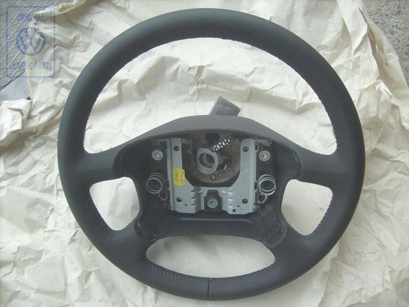 VW Originale Volante Pelle Nero/Blu - 7D0419091T PEQ