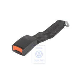VW Originale Fibbia Cintura Con Nastro Nero Satinato - 701857878A 01C