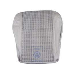 VW Originale Rivestimento Sedile Tessuto Grigio Flanella/Blu - 7D0883405N HUG