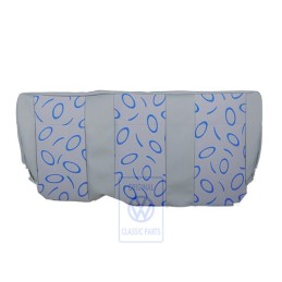 VW Originale Rivestimento Sedile Tessuto Grigio Flanella/Blu - 7D0885405F HUG