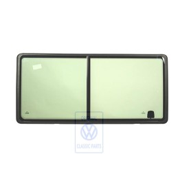 VW Originale Finestrino Scorrevole Completo Nero Satinato - 7D0847712P 01C