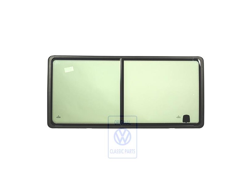 VW Originale Finestrino Scorrevole Completo Nero Satinato - 7D0847712P 01C