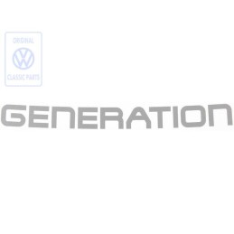 VW Originale Scritta Pellicola Diamante-Argento - 7D0854431E 9ZD