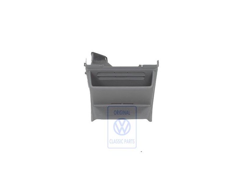 VW Originale Bocchetta Pedana Con Portaoggetti Mistral Grigio - 7D1815141 E91