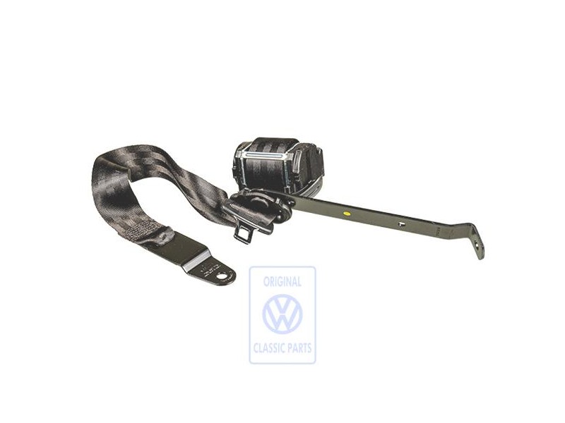 VW Originale Cintura Sicurezza A 3 Punti Nero Satinato - 705857815 01C