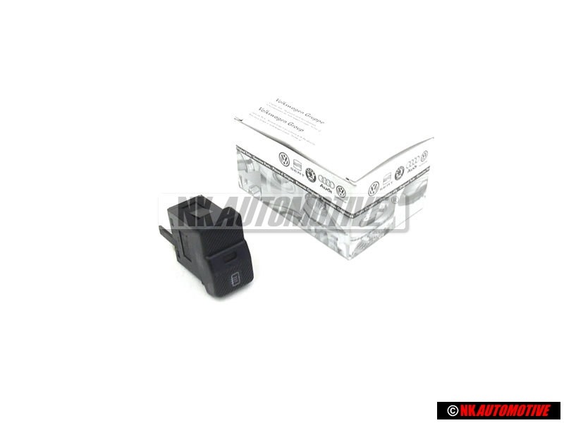 VW Originale Interruttore Per Lunotto Termico Nero Satinato - 535959621 01C