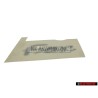 VW Originale Scritta Pellicola Grigio Argento - 6N0853750 Z19