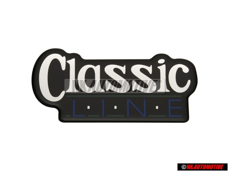 VW Originale CLASSIC LINE Lato Logo Emblema Simbolo - 155853687L BWV