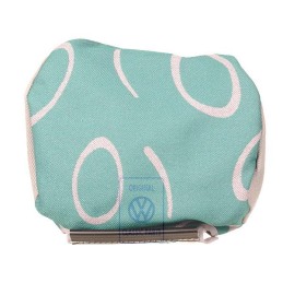 VW Originale Rivestim. Poggiatesta Stoffa Grigio Flanella/Verde - 7D0881921P HQN