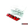 VW Originale 16V Fronte Logo Emblema Scritta Rosso - 535853679C QN5