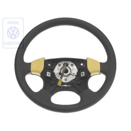VW Originale Volante Pelle Nero Satinato/Yellow - 1H0419091ADEBT