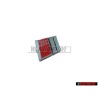 Audi Originale S8 Volante Placca Logo Emblema Simbolo Cromo Rosso - 4D0419685