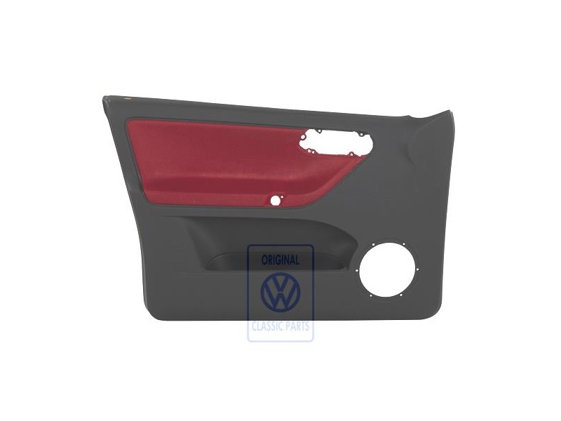 VW Originale Rivestimento Porta Tessuto Rosso Flash/Off-Black - 6N4867011CNHLX