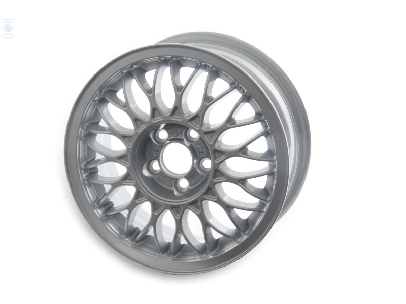 VW Originale Cerchio In Alluminio Color Cromo - 1H0601025G 091