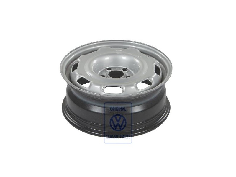 VW Originale Cerchio Di Acciaio Color Cromo - 1H0601025K 091