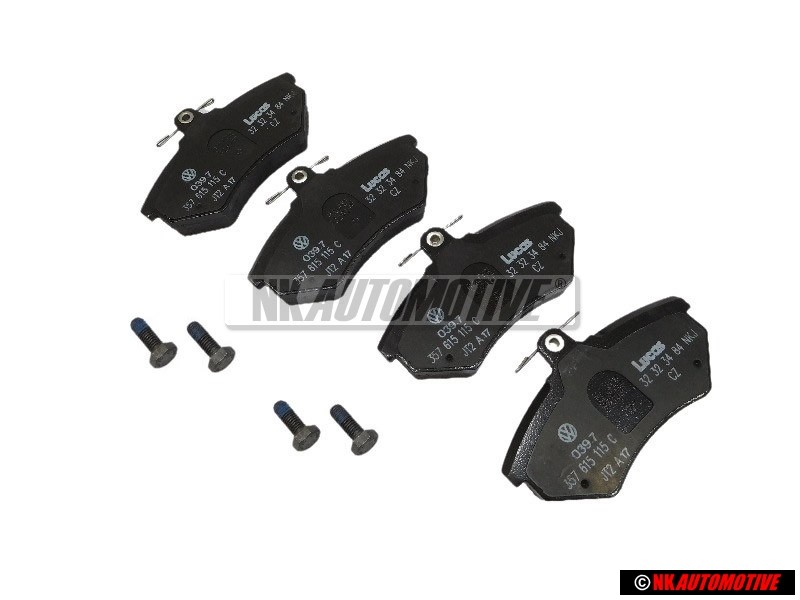 VW Originale 1 Set Guarnizioni Freno Per Freni A Disco - 357698151B