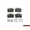 VW Originale 1 Set Guarnizioni Freno Per Freni A Disco - 1H0698451H