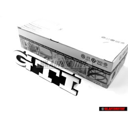 VW Originale GTI Fronte Logo Emblema Scritta Cromo - 1H6853679E Z10