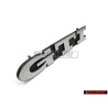 VW Originale GTI Fronte Logo Emblema Scritta Cromo - 1H6853679E Z10