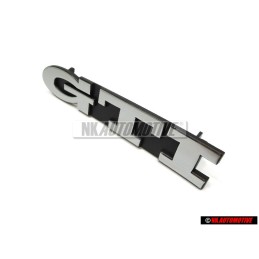 VW Originale GTI Fronte Logo Emblema Scritta Cromo - 1H6853679E Z10