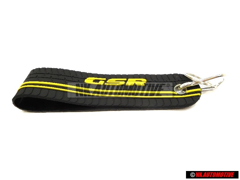 VW Originale Portachiavi Nero/Giallo - 5C5087013 ZAC