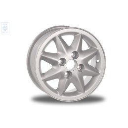 VW Originale Cerchio In Alluminio Color Cromo - 6N0601025C 091