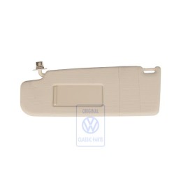 VW Originale Aletta Parasole Con Specchietto E Copertura Crema - 6N0857551F 2J6