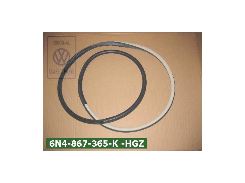 VW Originale Guarnizione Porta Nero Satinato/Cream - 6N4867365K HGZ