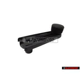 VW Originale Manovella Alzacristallo Nero Satinato - 357837581 01C