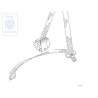 VW Originale Cintura Sicurezza A 3 Punti - 535857705B