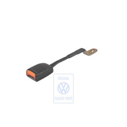 VW Originale Fibbia Cintura Nero Satinato - 535857755E 01C