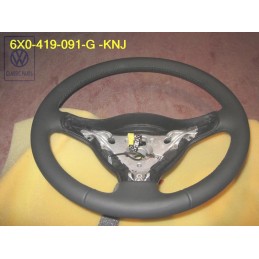 VW Originale Volante Pelle Nero/Verde - 6X0419091G KNJ