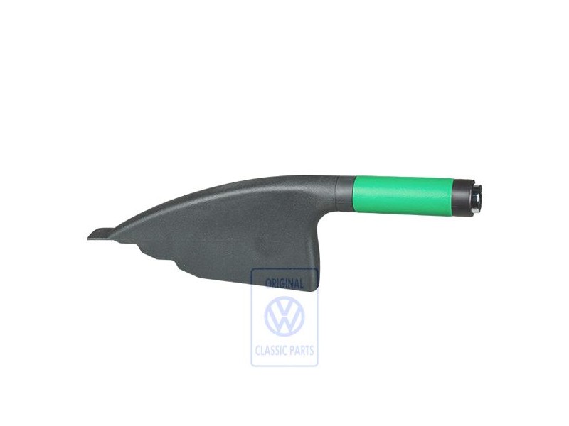 VW Originale Rivest. Leva Del Freno A Mano Pelle Verde/Nero - 6X0711461A HRE