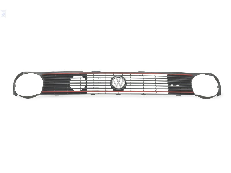 VW Originale Griglia Radiatore Nero Satinato/Rosso Marte - 867853651J KW7