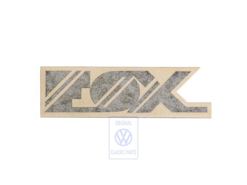 VW Originale Scritta Pellicola Nero Satinato - 871853750B 01C