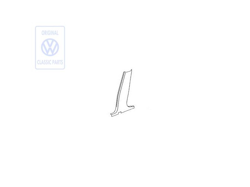 VW Originale Rivest. Montante B Off-Black - 6N4867298 C81
