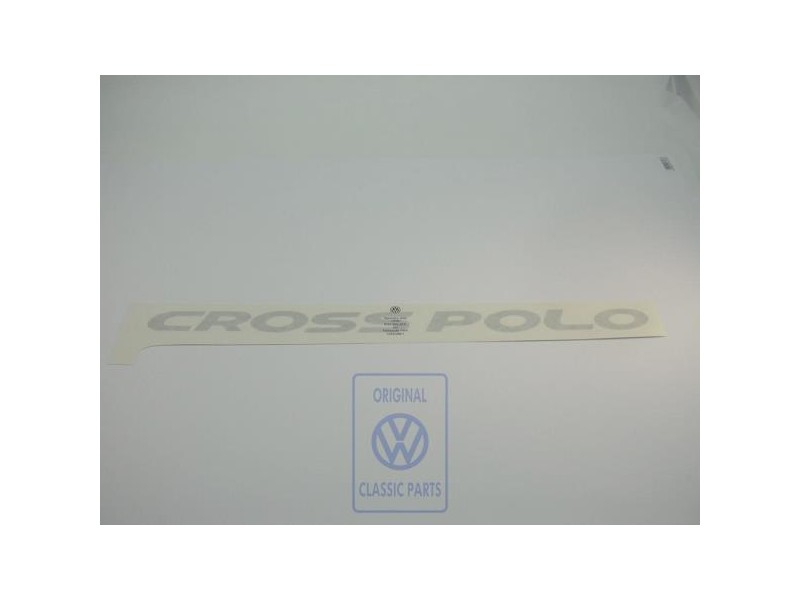 VW Originale Scritta Pellicola Argento - 6Q0853424 1W4