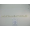 VW Originale Scritta Pellicola Argento - 6Q0853424 1W4