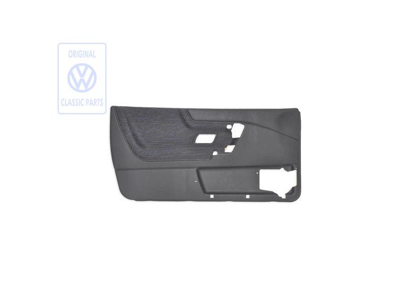 VW Originale Rivestimento Porta (Tessuto) Nero - 535867011M DAN