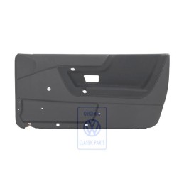 VW Originale Rivestimento Porta (Tessuto) Nero/Blu Petrolio - 535867012 VV2