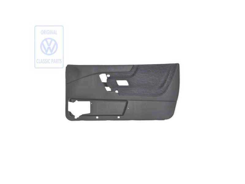 VW Originale Rivestimento Porta (Tessuto) Nero - 535867012M DAN